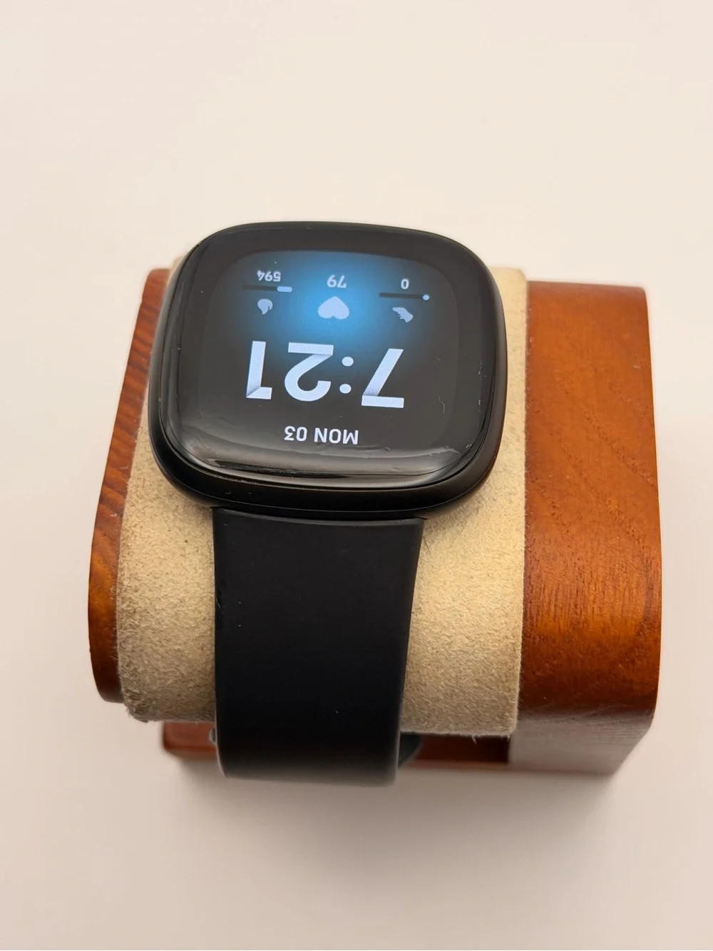 Fitbit Versa 3, Tested, Charger Included, Screen Protector, Black Case, Excellen